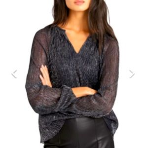 NWT Banana Republic Metallic Shimmer Blouse